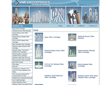 Tablet Screenshot of amifilters.com